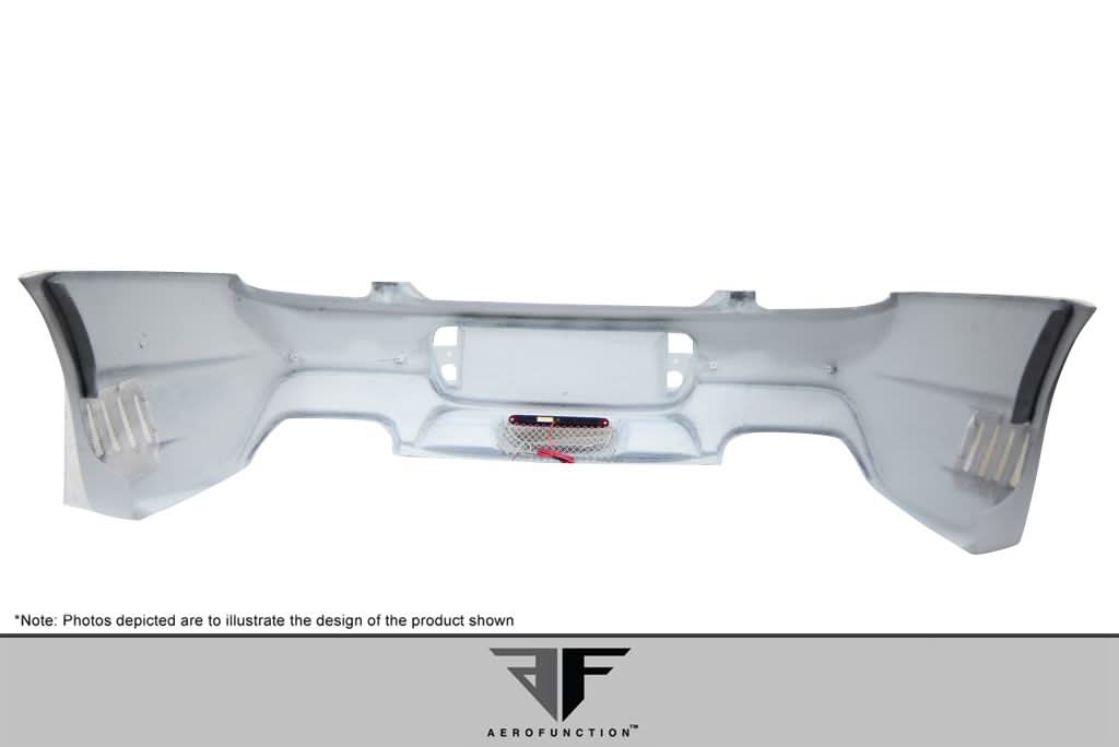 2003-2010 Bentley Continental GT GTC AF-1 Style Rear Bumper Cover - FRP