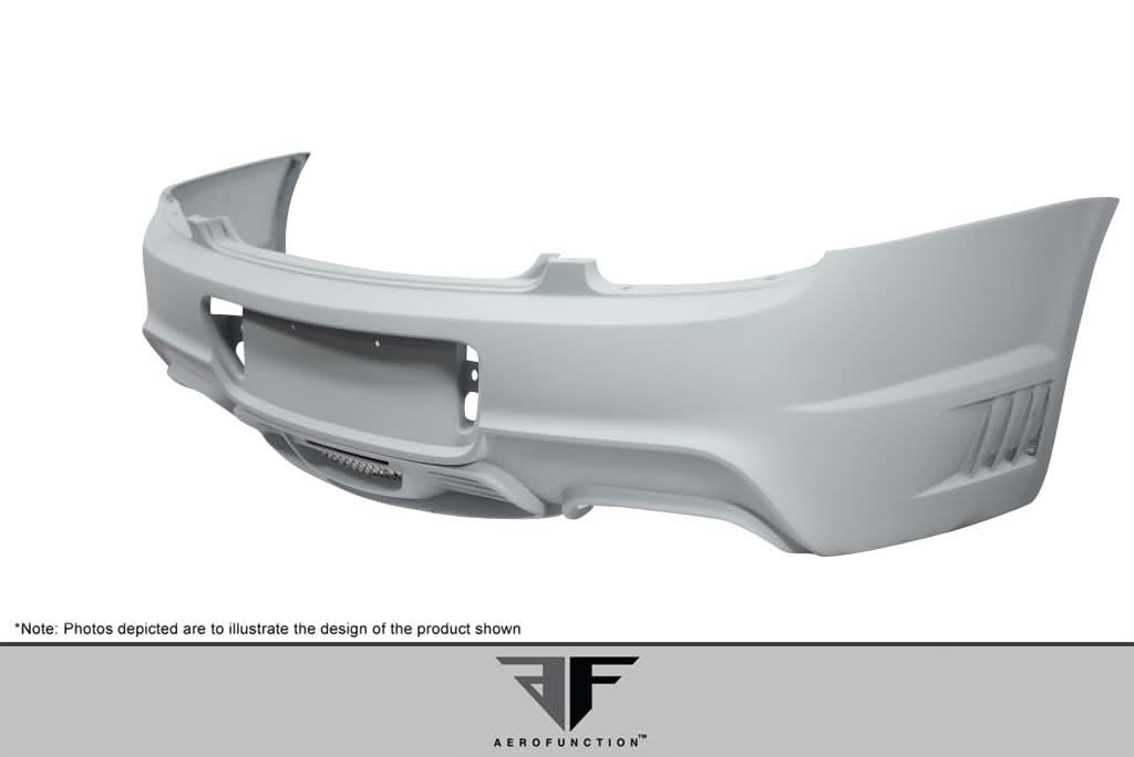 2003-2010 Bentley Continental GT GTC AF-1 Style Rear Bumper Cover - FRP