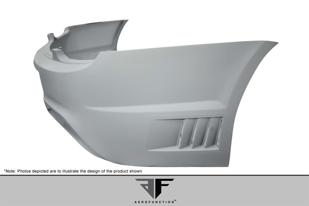 2003-2010 Bentley Continental GT GTC AF-1 Style Rear Bumper Cover - FRP