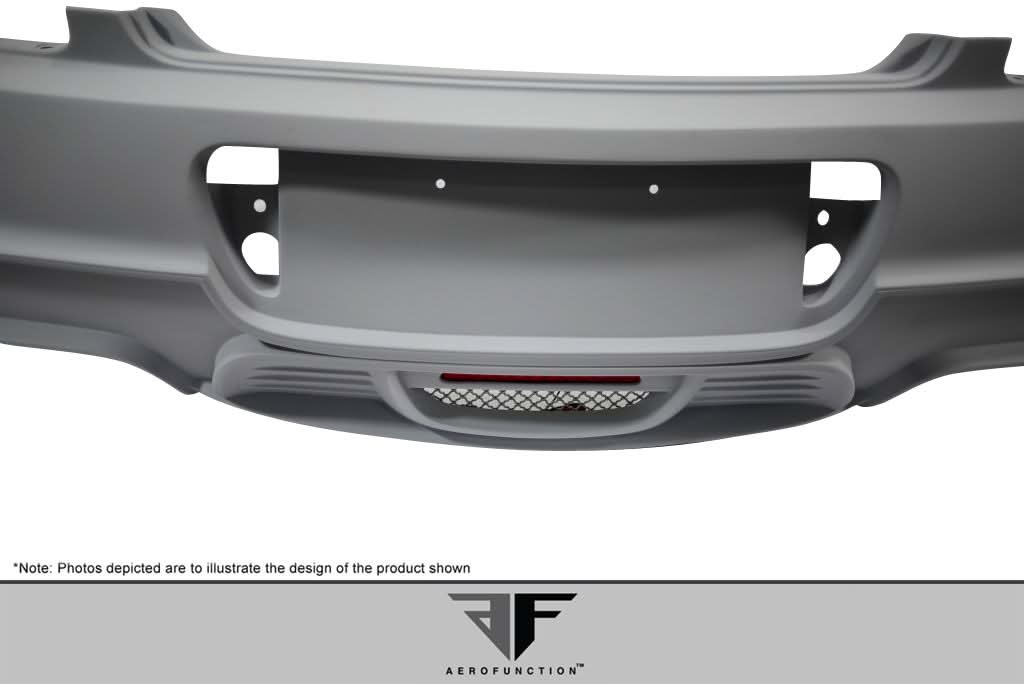 2003-2010 Bentley Continental GT GTC AF-1 Style Rear Bumper Cover - FRP