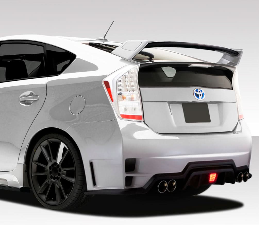 2010-2015 Toyota Prius TK-R Style Rear Bumper Cover - FRP