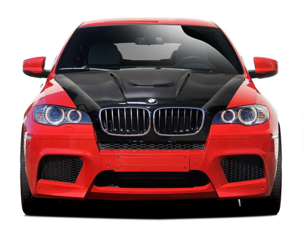 2007-2014 BMW X5 X6 AF-5 Style Hood - Carbon Fiber