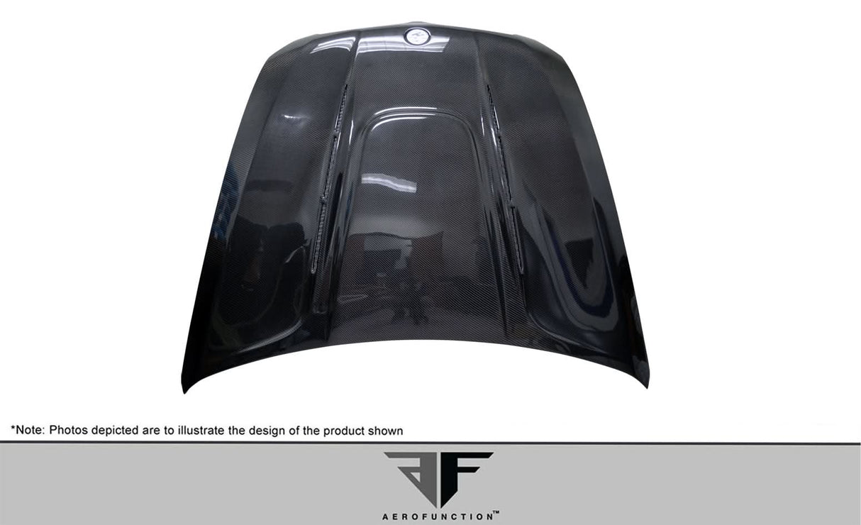 2007-2014 BMW X5 X6 AF-5 Style Hood - Carbon Fiber