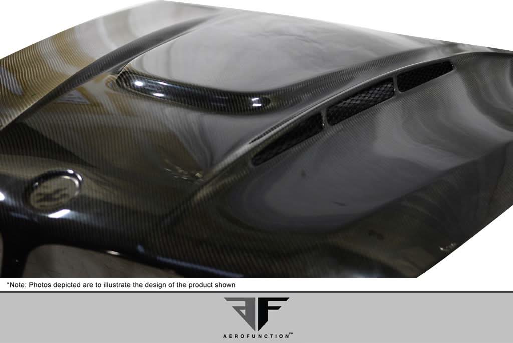 2007-2014 BMW X5 X6 AF-5 Style Hood - Carbon Fiber