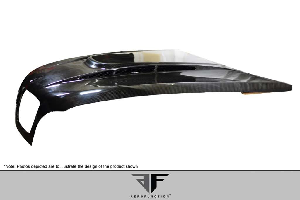 2007-2014 BMW X5 X6 AF-5 Style Hood - Carbon Fiber