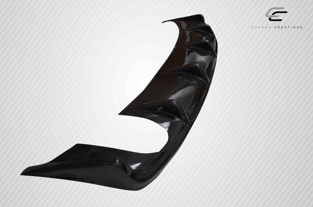 2008-2017 Mitsubishi Lancer M Power Style Rear Diffuser - Carbon Fiber