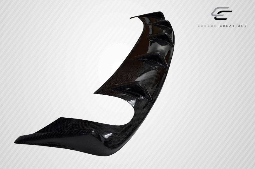 2008-2017 Mitsubishi Lancer M Power Style Rear Diffuser - Carbon Fiber