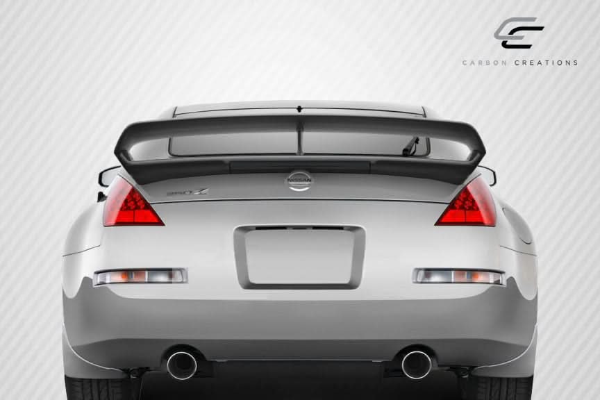 2003-2008 Nissan 350Z N-3 Style Trunk Wing Spoiler - Carbon Fiber