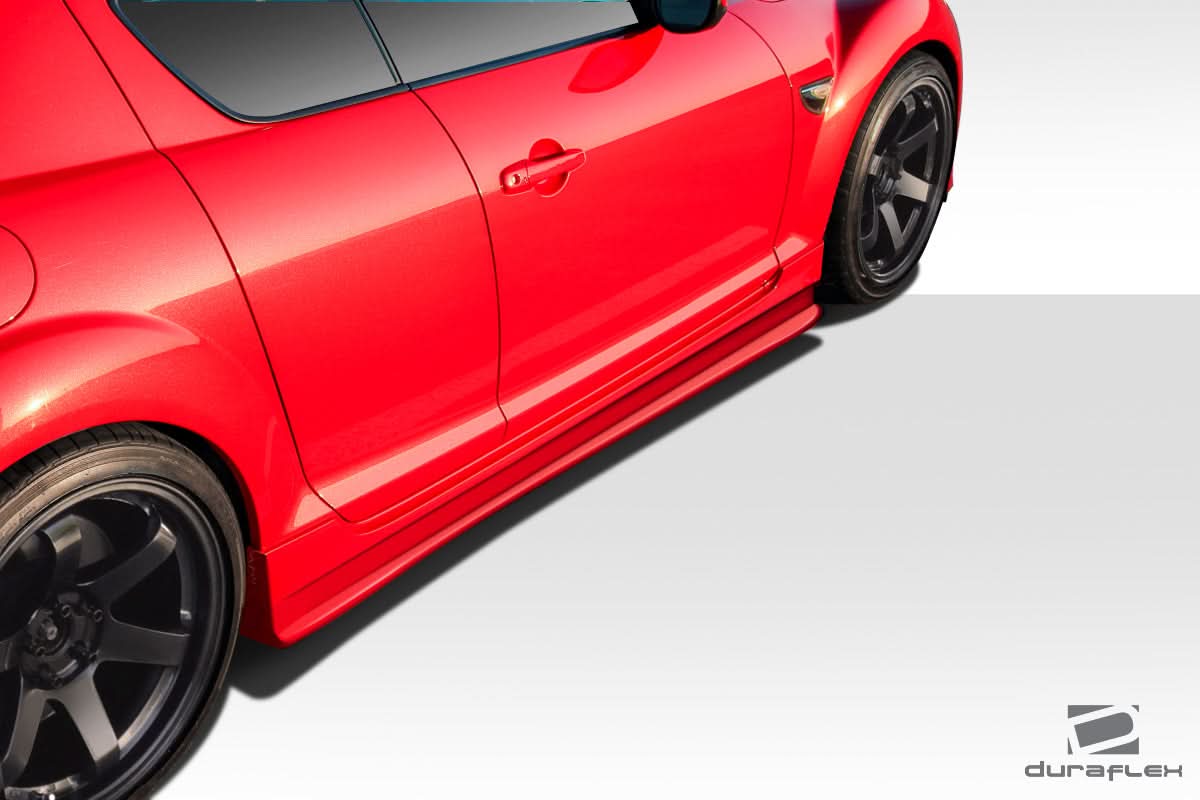 2004-2011 Mazda RX-8 Type F Style Side Skirt Rocker Panels - FRP