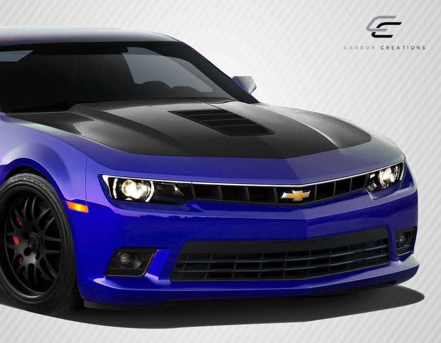 2010-2015 Chevrolet Camaro Dritech Z28 Look Hood - Carbon Fiber