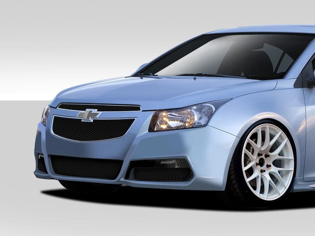 2011-2015 Chevrolet Cruze GT Racing Style Front Bumper Cover - FRP