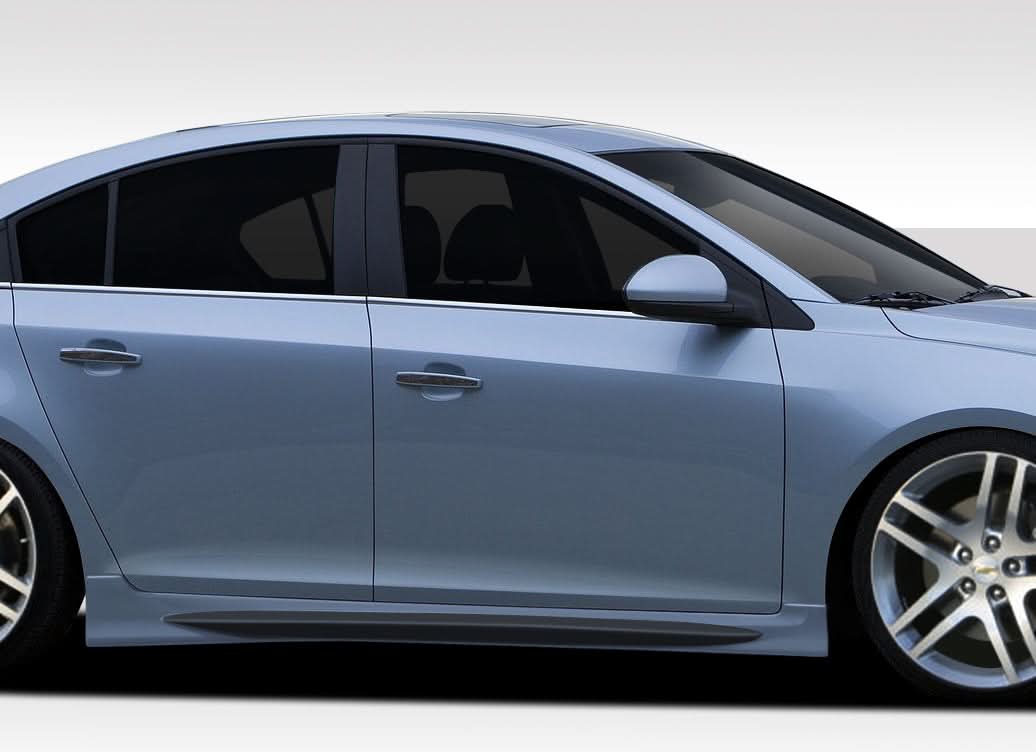2011-2015 Chevrolet Cruze GT Racing Style Side Skirt Rocker Panels - FRP