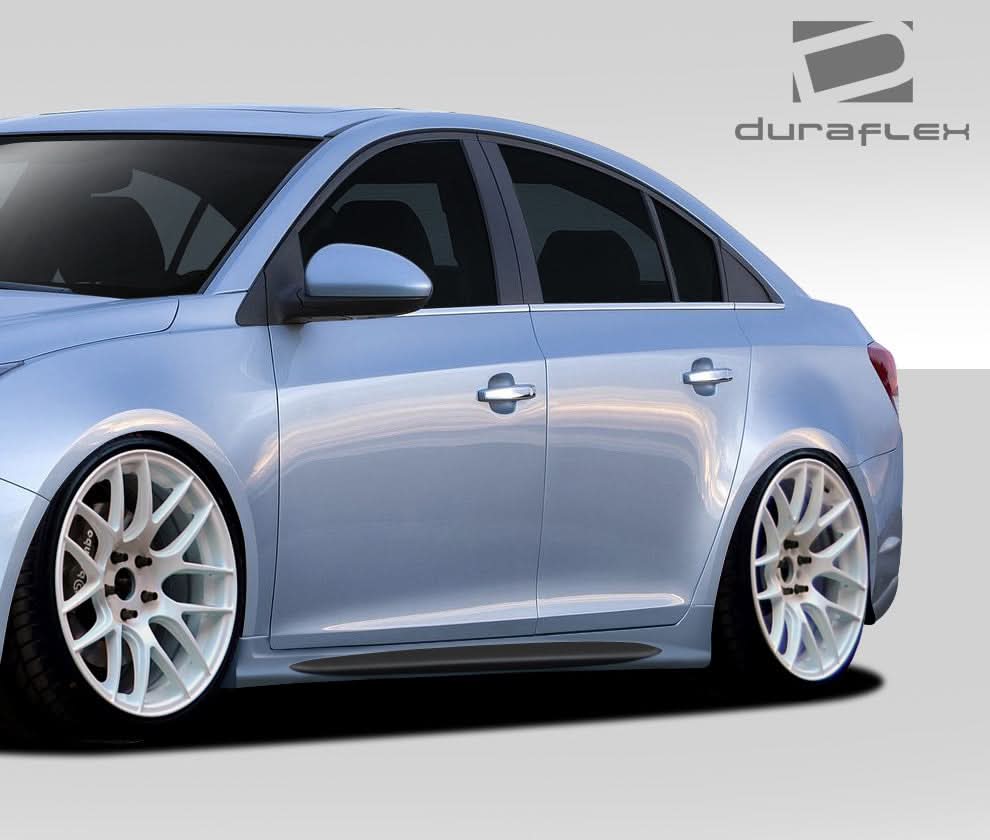 2011-2015 Chevrolet Cruze GT Racing Style Side Skirt Rocker Panels - FRP