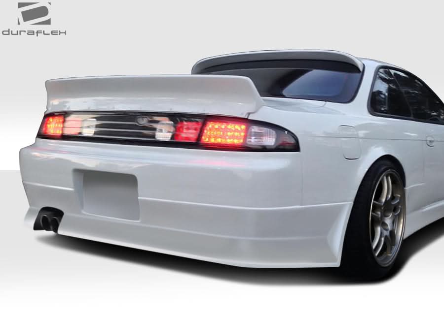 1995-1998 Nissan 240SX S14 V-Speed Style Wide Body Rear Bumper - FRP