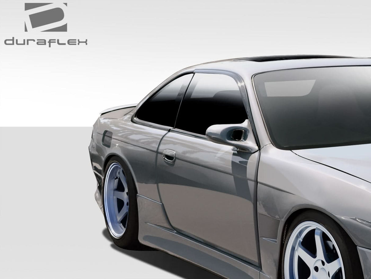 1995-1998 Nissan 240SX S14 V-Speed Style Wide Body Rear Fenders - FRP