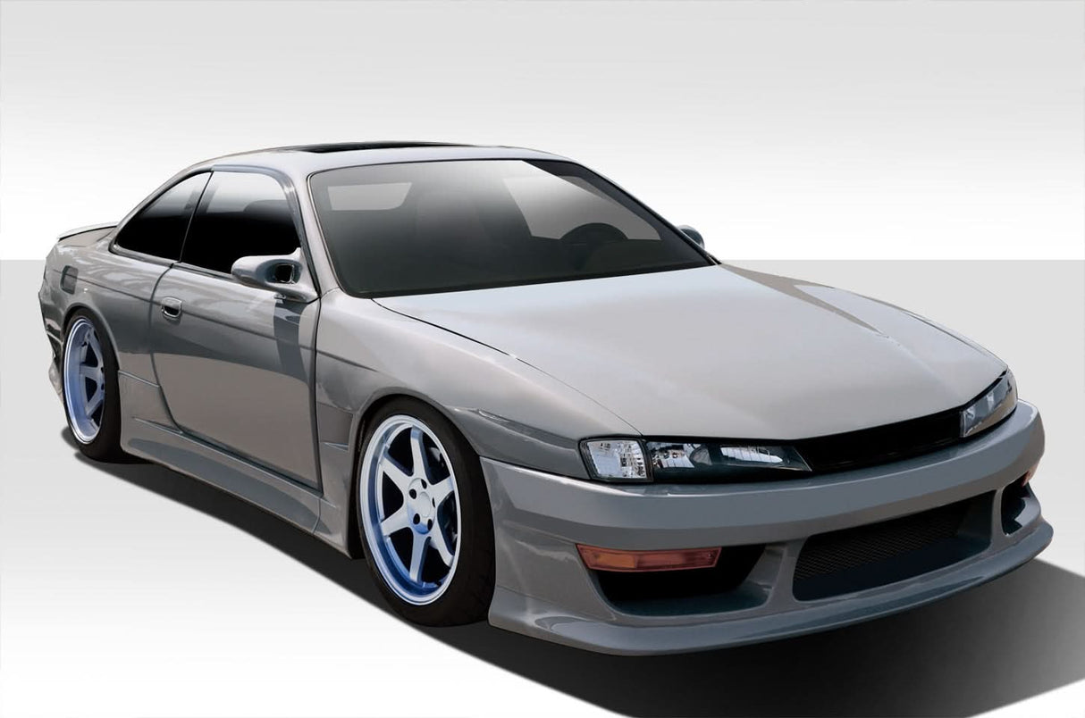 1997-1998 Nissan 240SX V-Speed Style Wide Body Kit - 8 Piece - FRP