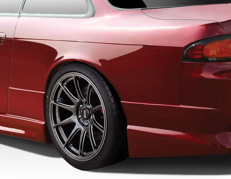 1995-1998 Nissan 240SX S14 C-Speed Style 50mm Rear Fenders - FRP