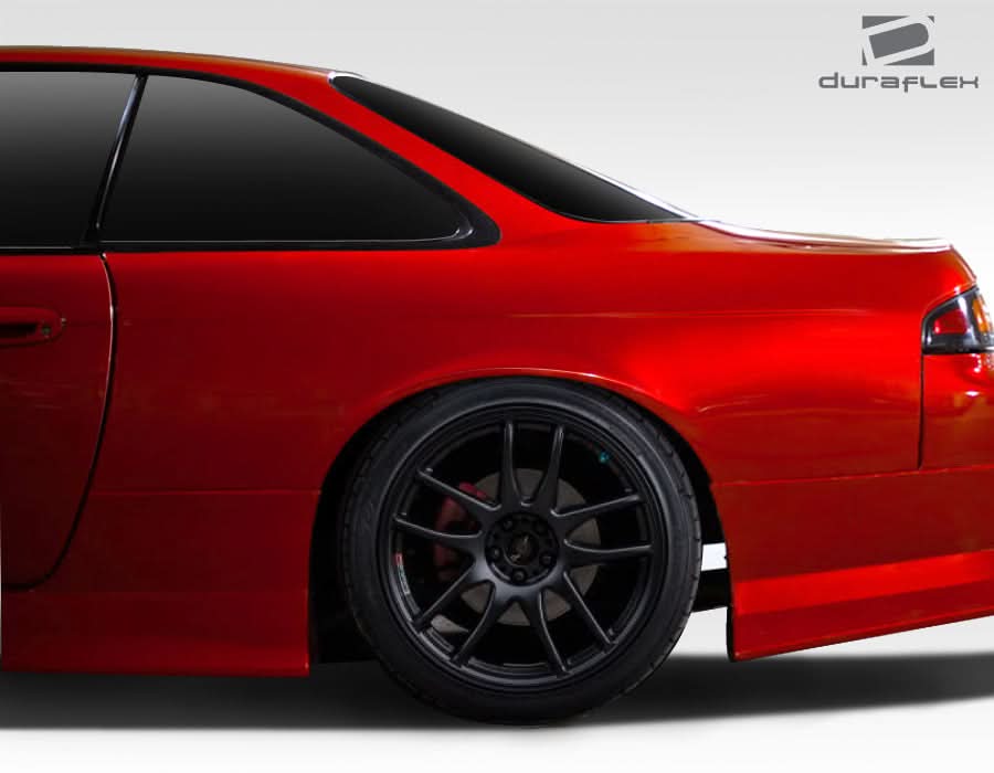 1995-1998 Nissan 240SX S14 C-Speed Style 50mm Rear Fenders - FRP