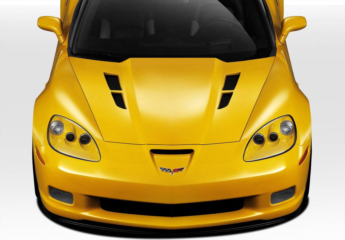 2005-2013 Chevrolet Corvette C6 GT Concept Style Hood - FRP