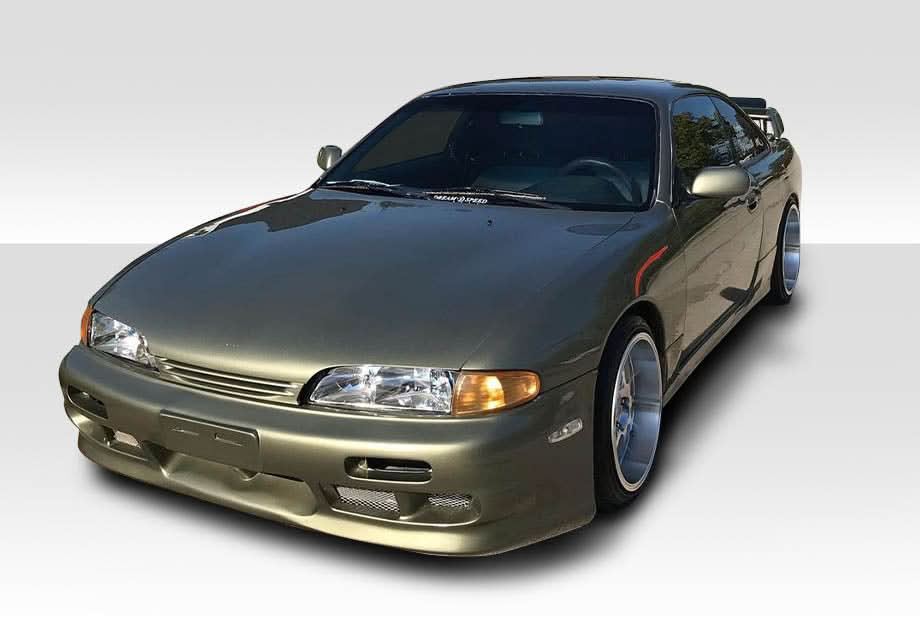 1995-1996 Nissan 240SX N Sport Style Front Bumper Cover - FRP