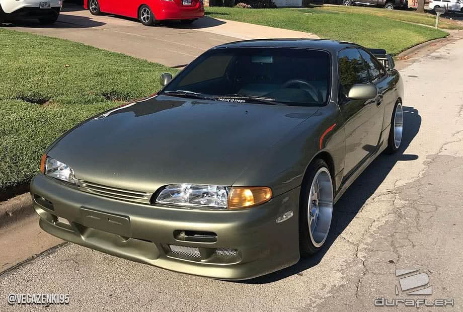 1995-1996 Nissan 240SX N Sport Style Front Bumper Cover - FRP