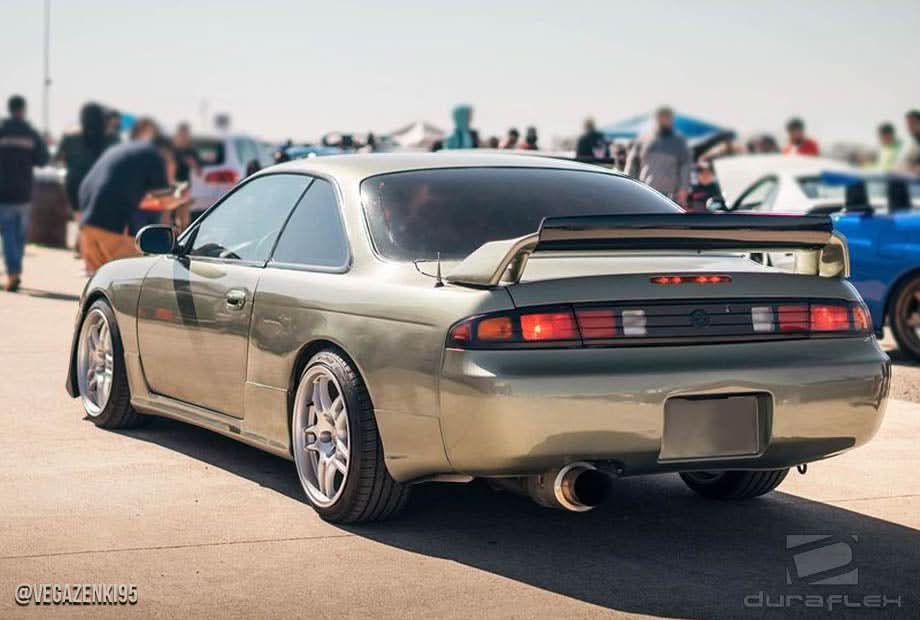 1995-1998 Nissan 240SX S14 N Sport Style Rear Add On Extensions - FRP