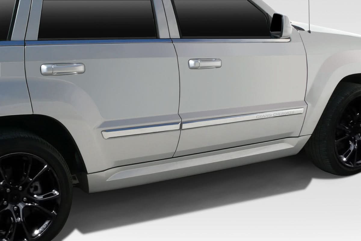 2005-2010 Jeep Grand Cherokee SRT Look Side Skirt Rocker Panels - FRP