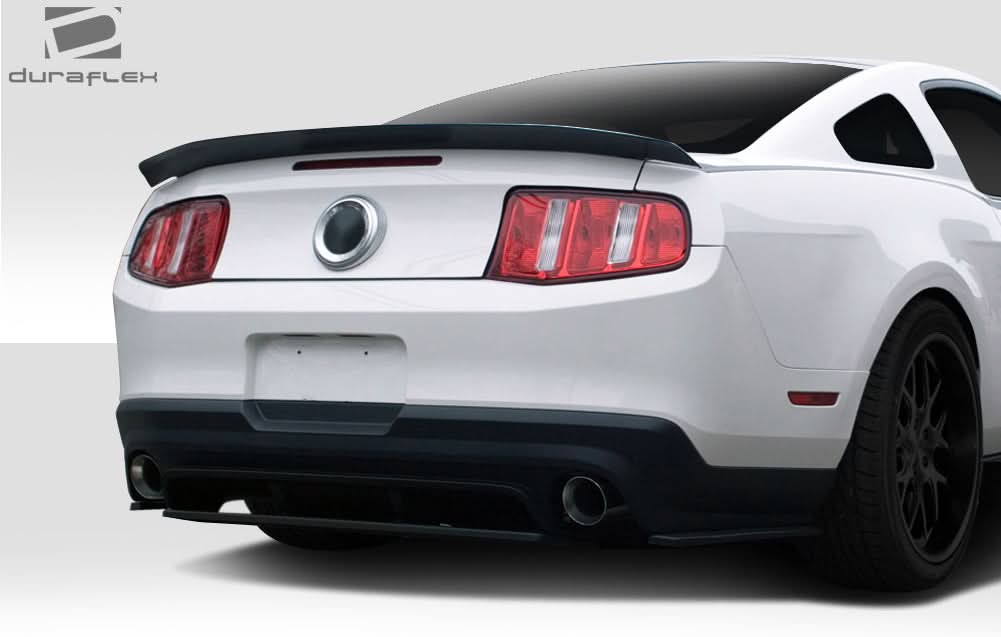 2010-2012 Ford Mustang R500 Style Rear Diffuser Splitter - 4 Piece FRP