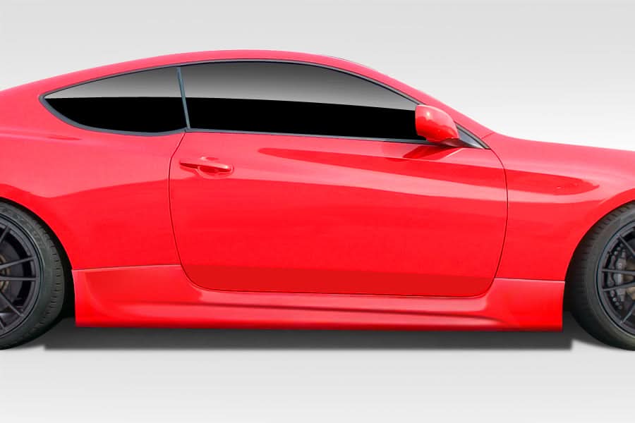 2010-2016 Hyundai Genesis Coupe AM-S GT Style Side Skirt Rocker Panels - FRP
