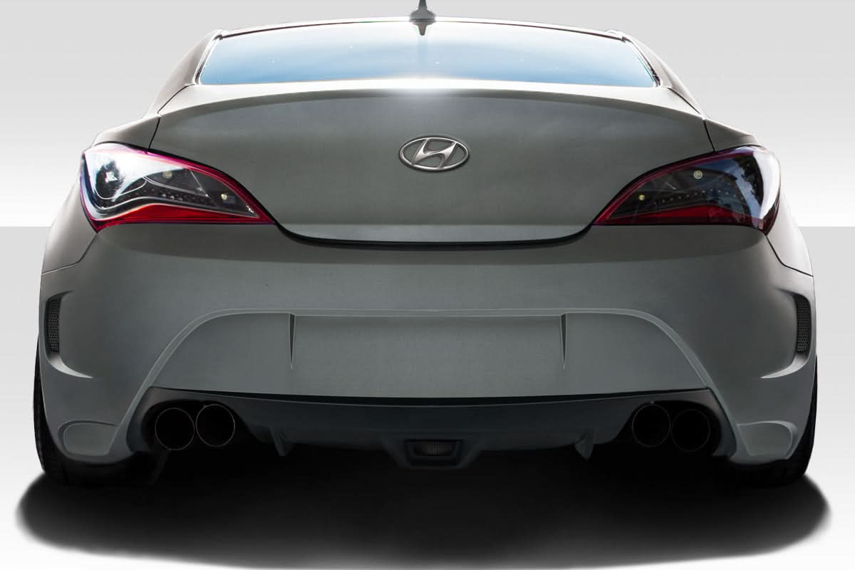 2010-2016 Hyundai Genesis Coupe AM-S GT Style Rear Bumper Cover - FRP