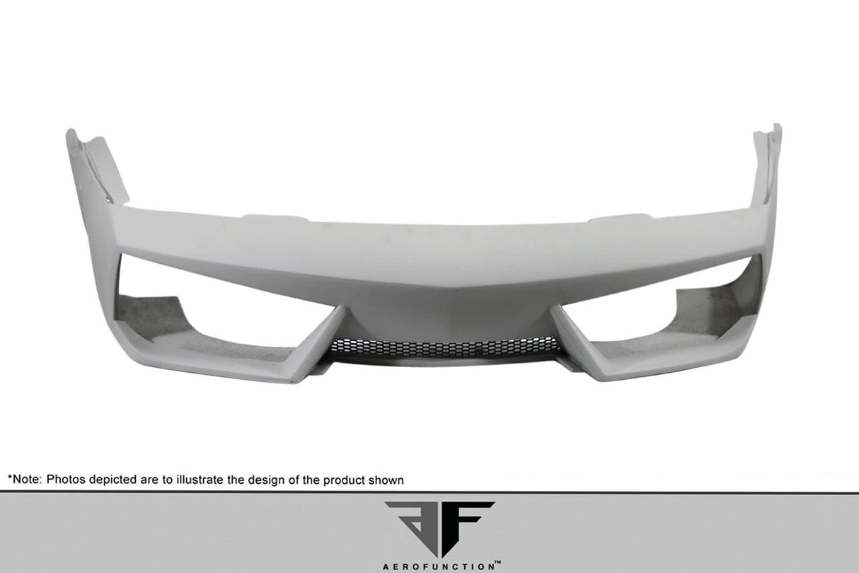 2004-2008 Lamborghini Gallardo AF-1 Style Wide Body Front Bumper - FRP