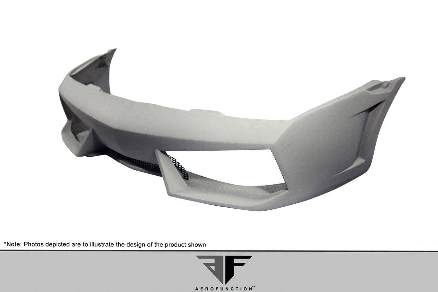 2004-2008 Lamborghini Gallardo AF-1 Wide Body Front Bumper Cover ( GFK ) - 2 Piece
