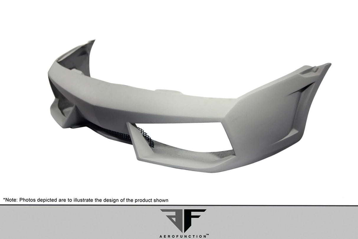 2004-2008 Lamborghini Gallardo AF-1 Style Wide Body Front Bumper - FRP