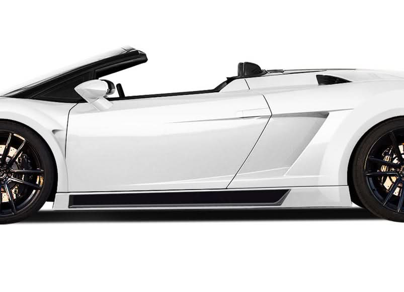 2004-2008 Lamborghini Gallardo AF-1 Style Wide Body Side Skirts - FRP