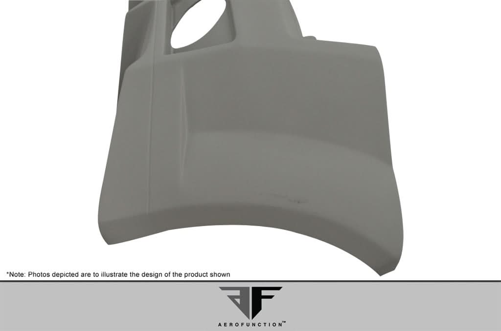 2004-2008 Lamborghini Gallardo AF-1 Style Wide Body Rear Bumper - FRP