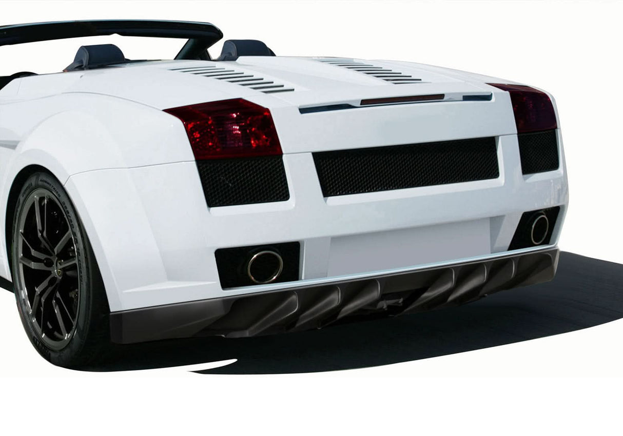 2004-2008 Lamborghini Gallardo AF-1 Style Wide Body Rear Bumper - FRP