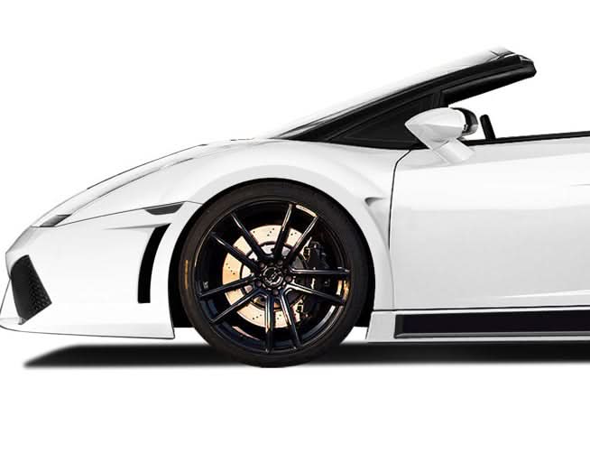 2004-2008 Lamborghini Gallardo AF-1 Style Wide Body Front Fender Flares - FRP