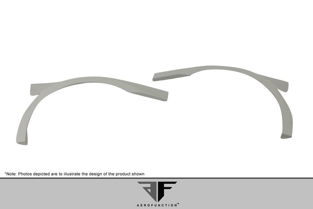 2004-2008 Lamborghini Gallardo AF-1 Wide Body Front Fender Flares ( GFK ) - 2 Piece