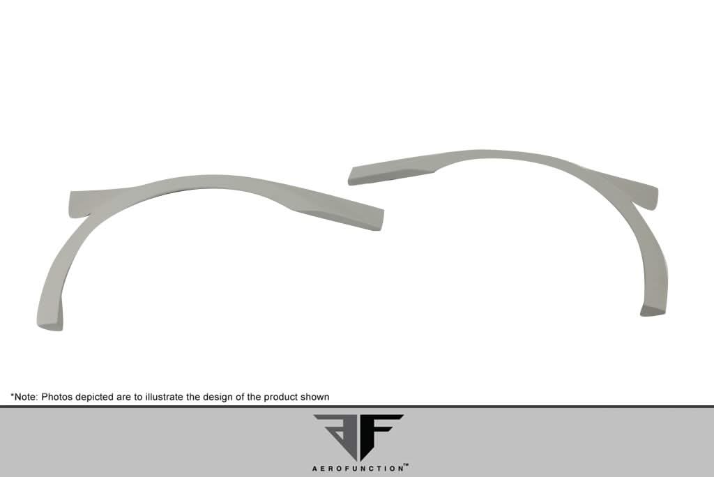 2004-2008 Lamborghini Gallardo AF-1 Style Wide Body Front Fender Flares - FRP