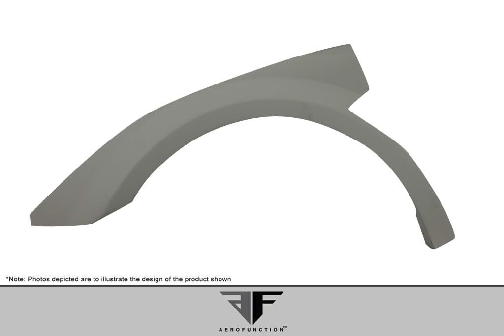 2004-2008 Lamborghini Gallardo AF-1 Style Wide Body Front Fender Flares - FRP