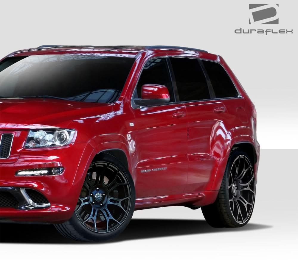 2011-2015 Jeep Grand Cherokee SRT Look Side Skirt Rocker Panels - FRP