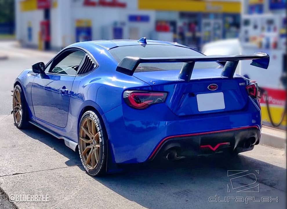 2013-2020 Toyota 86 Zeus Style Wing Trunk Lid Spoiler - 3 Piece - FRP