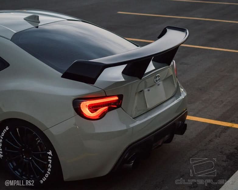 2013-2020 Toyota 86 Zeus Style Wing Trunk Lid Spoiler - 3 Piece - FRP