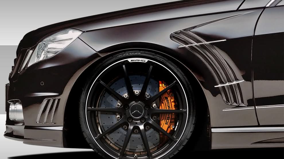 2010-2013 Mercedes E Class W212 Eros Version 1 Style Fenders - FRP