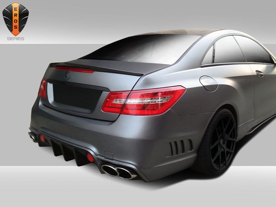 2010-2013 Mercedes E Class C207 Eros Version 2 Style Rear Bumper Cover - FRP