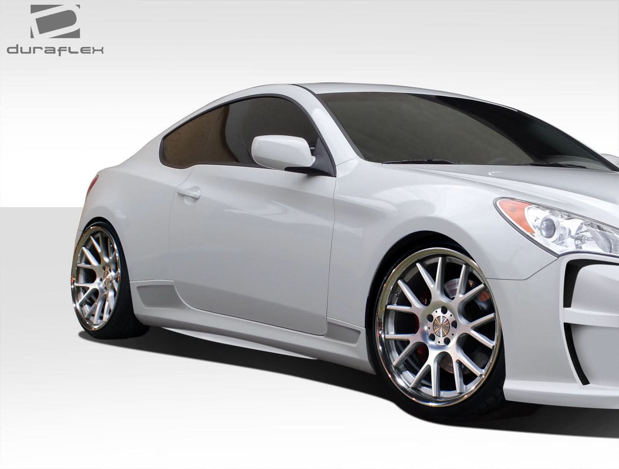 2010-2016 Hyundai Genesis Coupe VG-R Style Side Skirt Rocker Panels - FRP