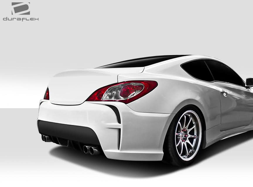 2010-2016 Hyundai Genesis Coupe VG-R Style Rear Bumper Cover - FRP