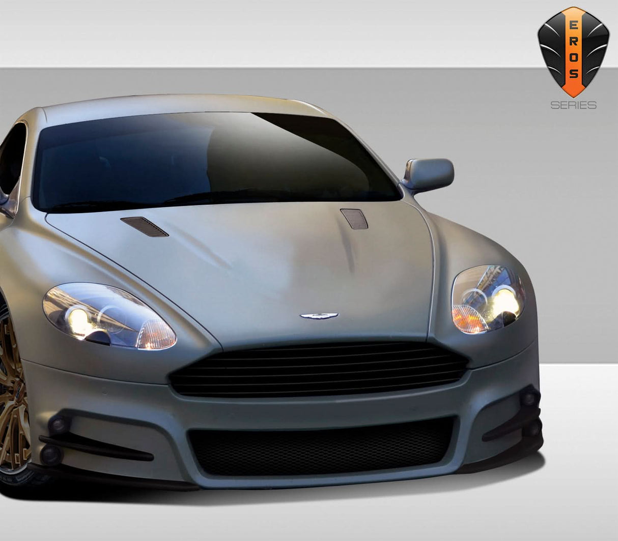 2004-2012 Aston Martin DB9 DBS Eros Version 1 Style Front Bumper - FRP