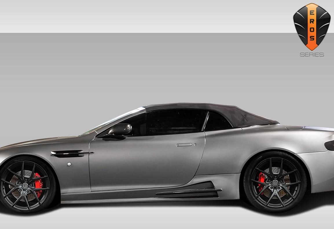 2004-2012 Aston Martin DB9 DBS Eros Version 1 Style Side Skirts - FRP