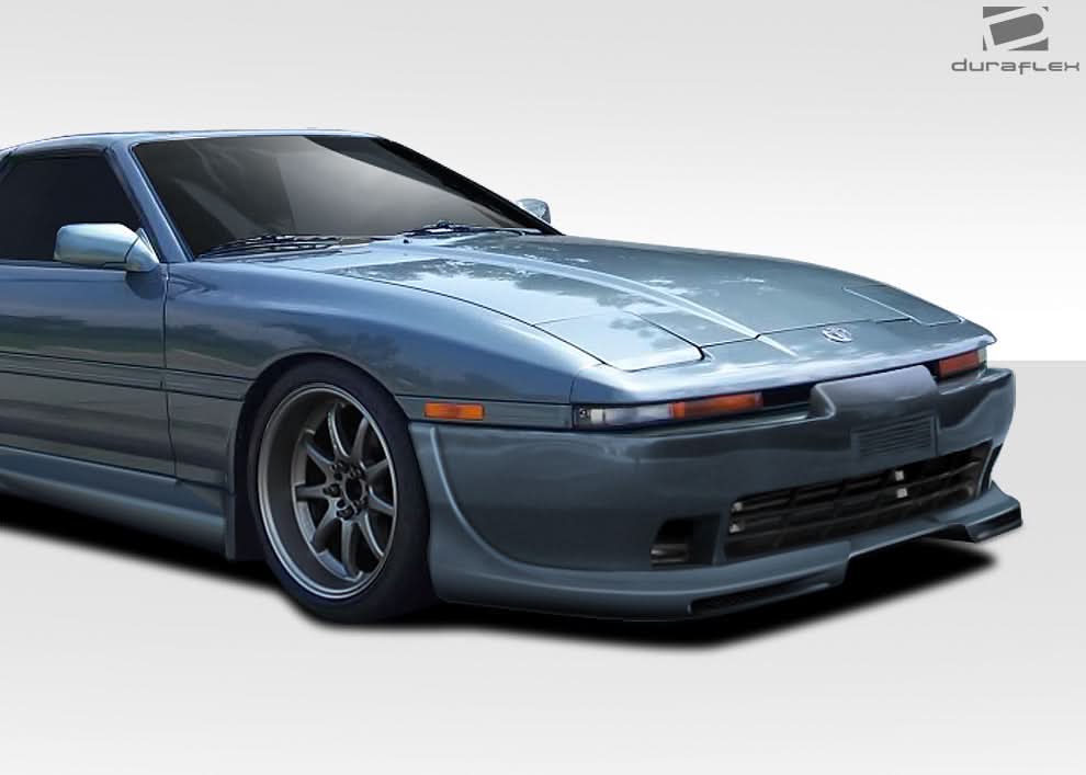 1986-1992 Toyota Supra AB-F Style Front Lip Under Spoiler - FRP